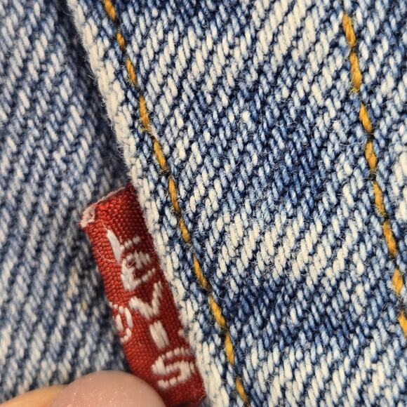 Vintage Levi's 501 Jeans Men 34x36 (Actual 32x34.5) 90's 100% Cotton USA Grunge - Picture 11 of 14